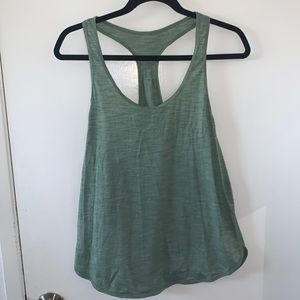 Green lululemon tank top